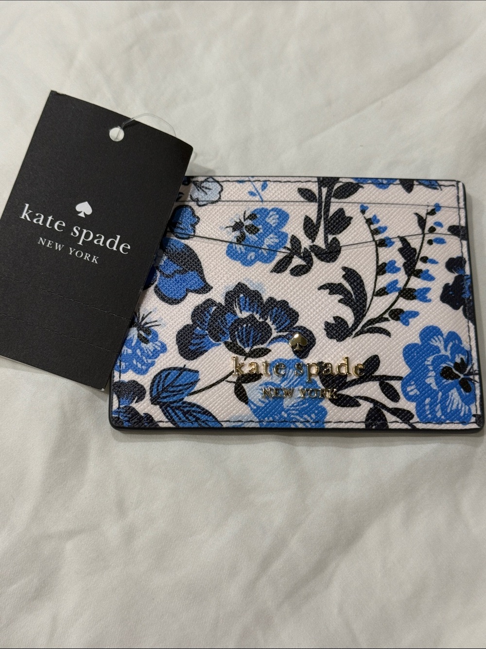 kate spade Card Case with Gold Logo